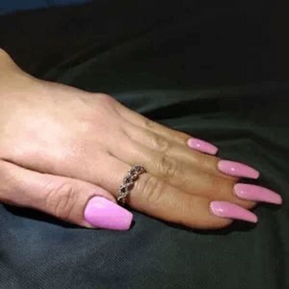 INFINITY RUBY DIAMOND RING - SIZE 7 - Picture 4 of 8